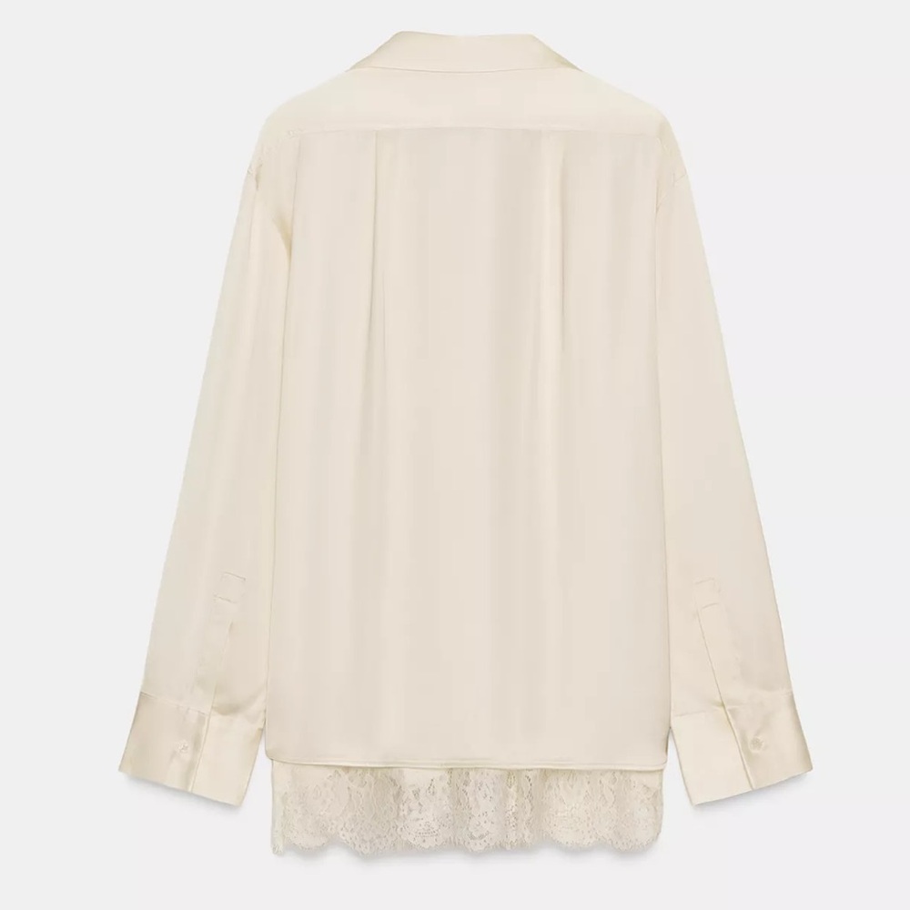 2 in 1 COMBINATION SATIN EFFECT BLOUSE ZW COLLECTION - Picture 8 of 11